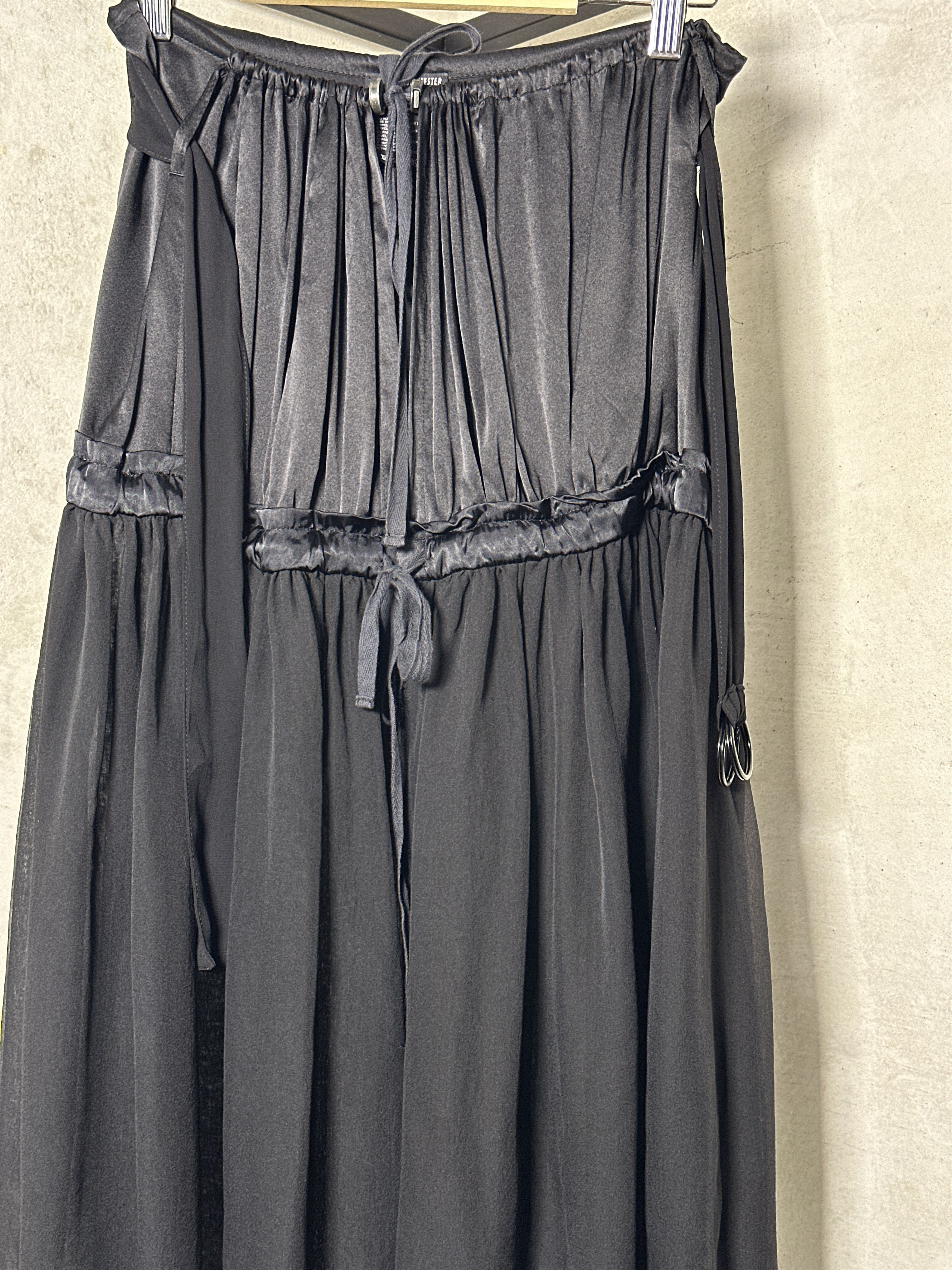 ANN DEMEULEMEESTER FW03 SILK UPPER SKIRT