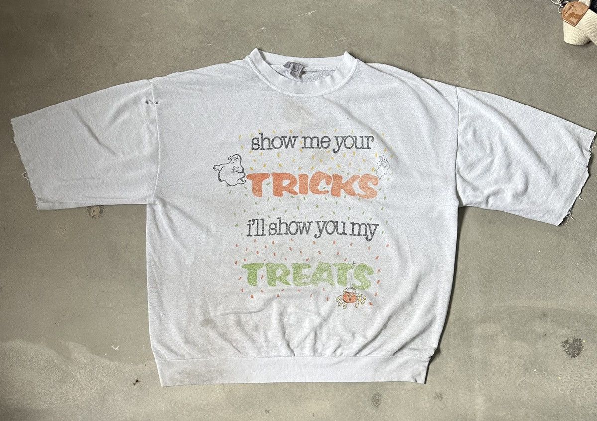 Vintage VINTAGE ART SHOW ME YOUR TRICKS SWEATSHIRT Size US XXL / EU 58 / 5 - 1 Thumbnail