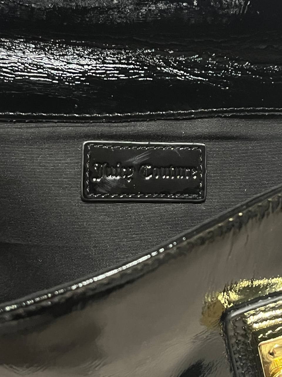 Juicy Couture Juicy Couture Women`s Bag Black Clutch Y2K Handbag Size ONE SIZE - 13 Thumbnail