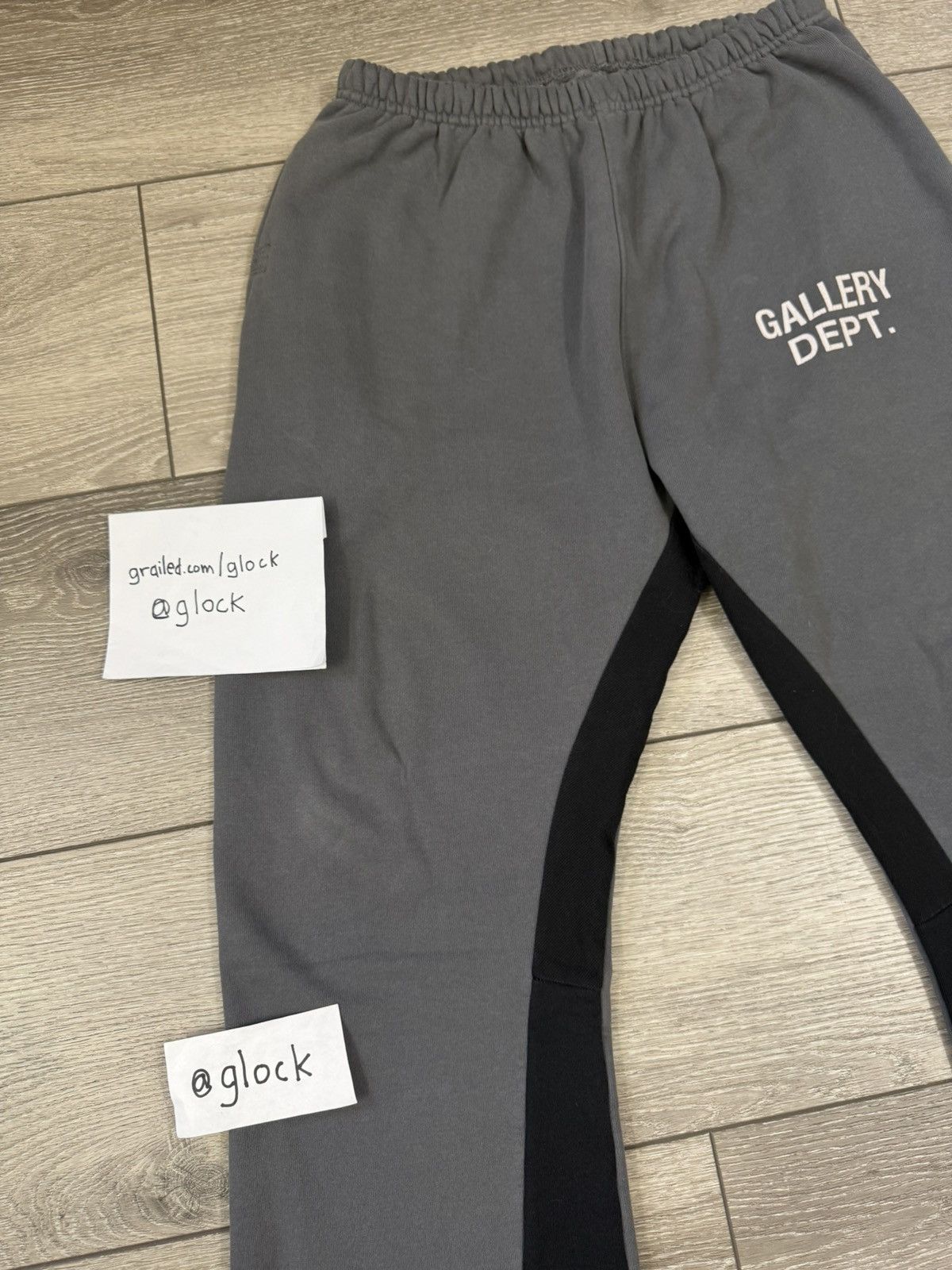 Gallery Dept. Gallery Dept Grey Black Flare Sweatpants Gallery Department Size US 34 / EU 50 - 10 Thumbnail