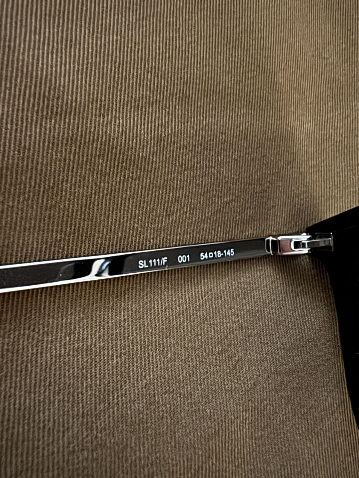 Saint Laurent Paris Saint Laurent Paris SL111 / F001 black/Silver Size ONE SIZE - 8 Thumbnail
