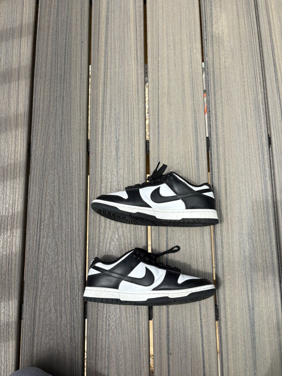 Nike Nike Dunk Low Retro White Black Panda Size US 7 / EU 40 - 2 Thumbnail