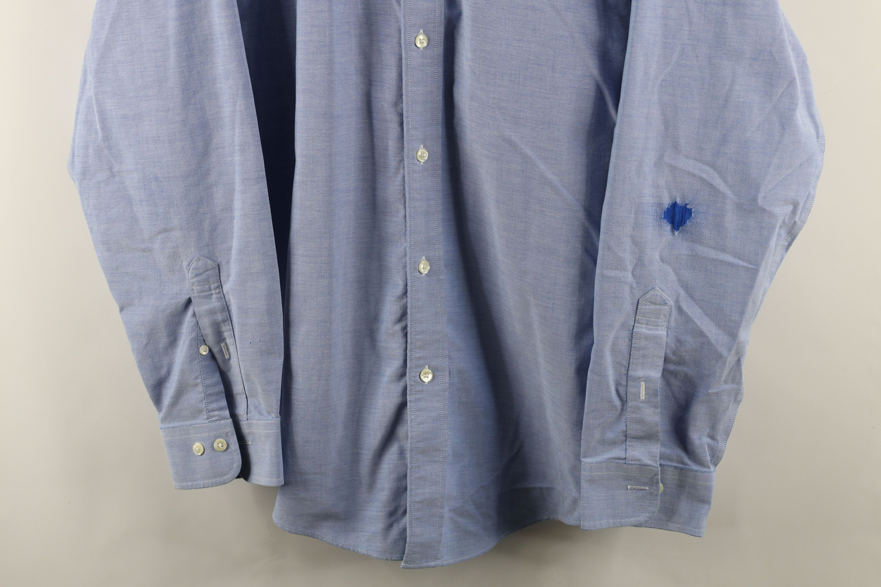 Brooks Brothers × Vintage Vintage 90s Brooks Brothers Cotton Button Down Shirt Size US XL / EU 56 / 4 - 3 Thumbnail