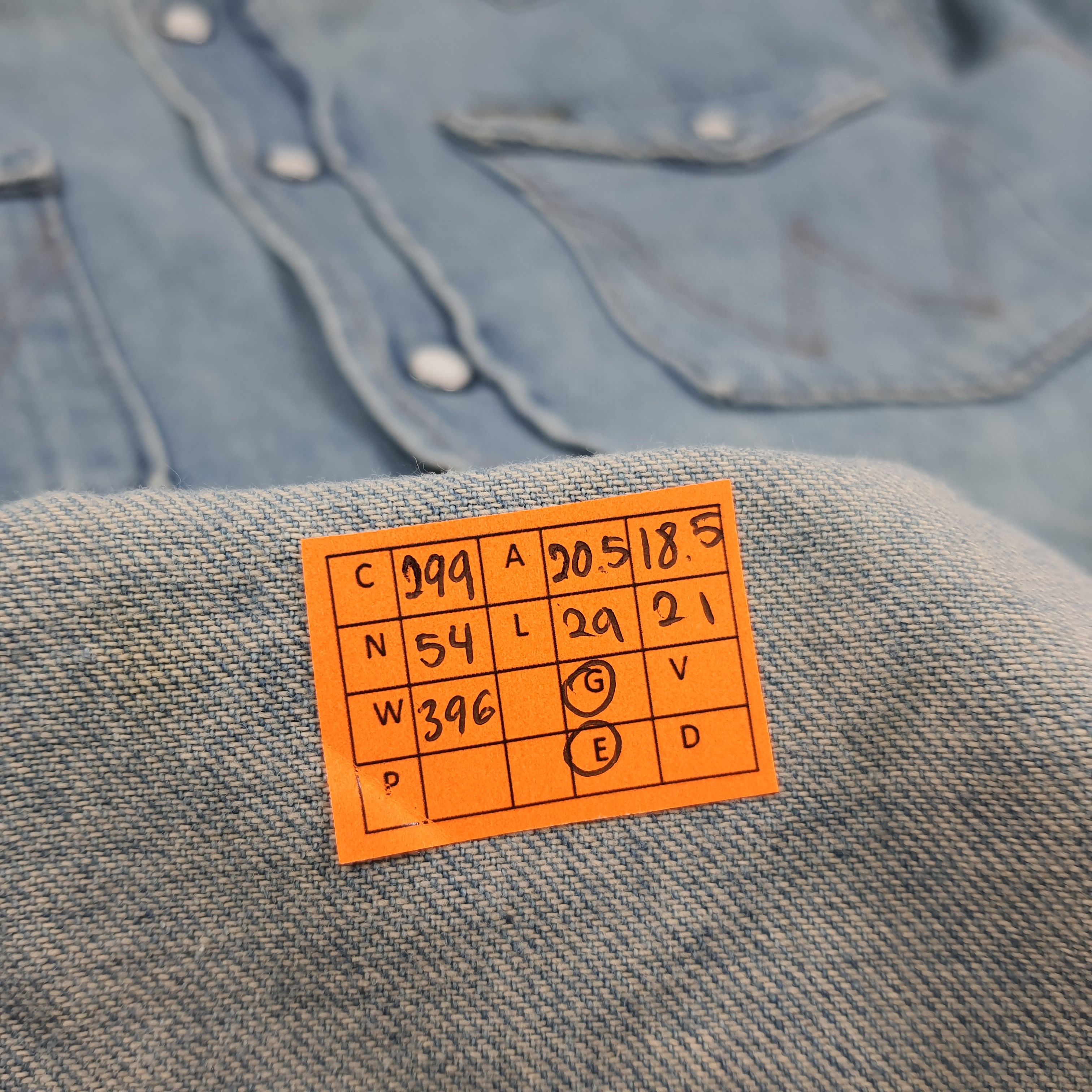 Wrangler Vintage Wrangler Denim West Style Button Up Shirt C299N54 Size US S / EU 44-46 / 1 - 8 Thumbnail