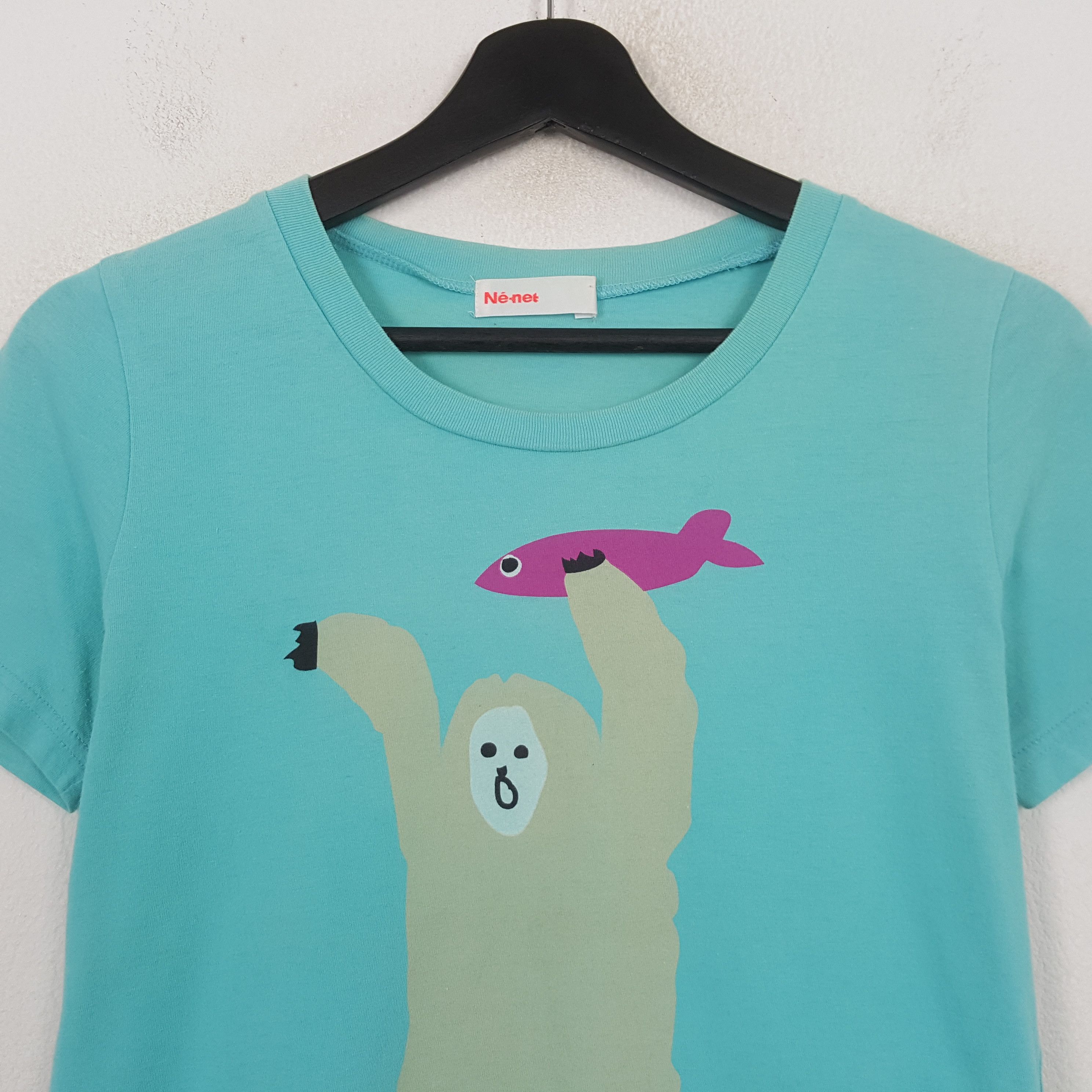 Ne-Net Ne-Net by Issey Miyake Designer Tshirt C301N58 Size S / US 4 / IT 40 - 2 Thumbnail