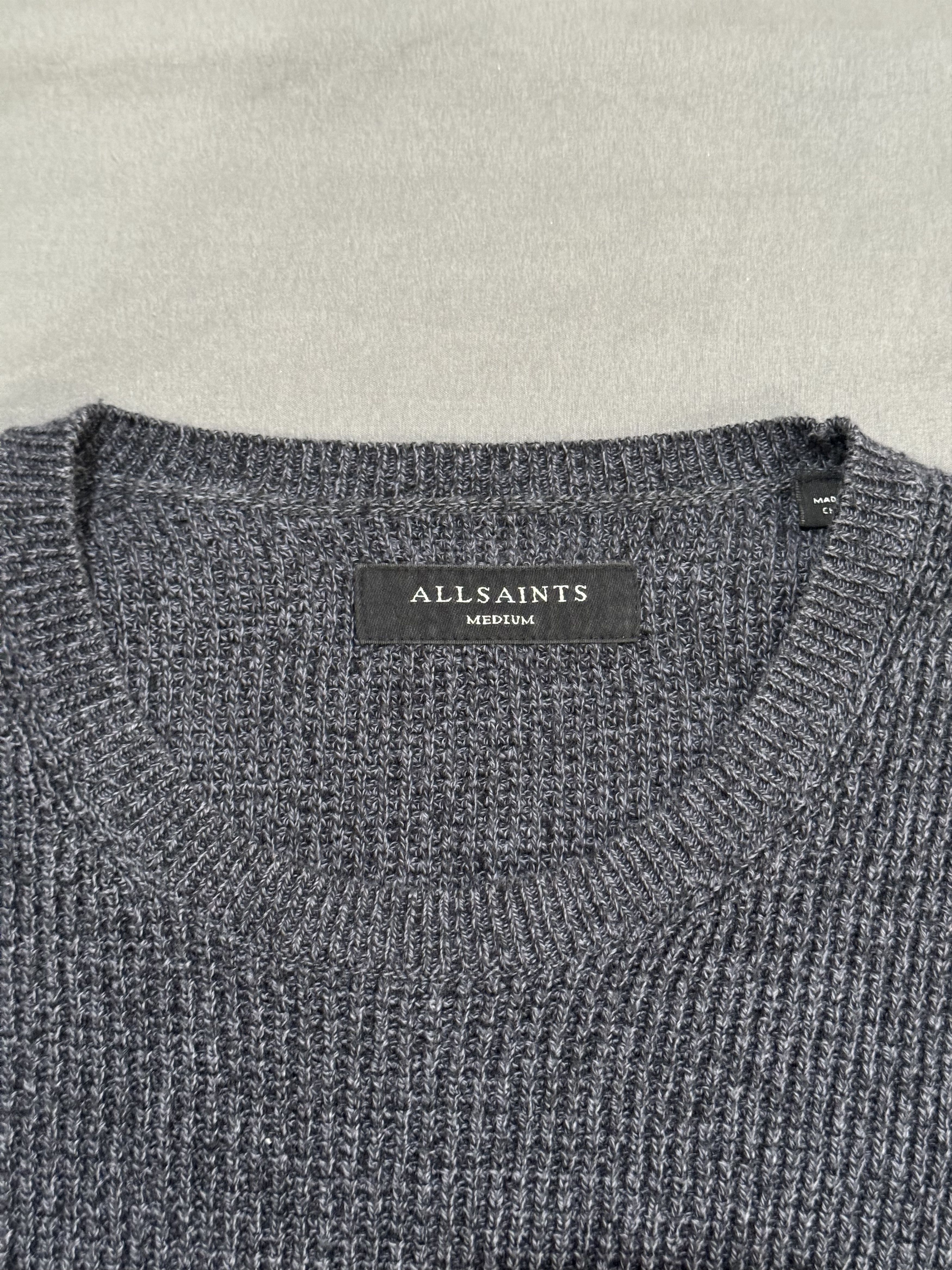 Allsaints All Saints Knitted Sweater in Blue Size US M / EU 48-50 / 2 - 4 Thumbnail