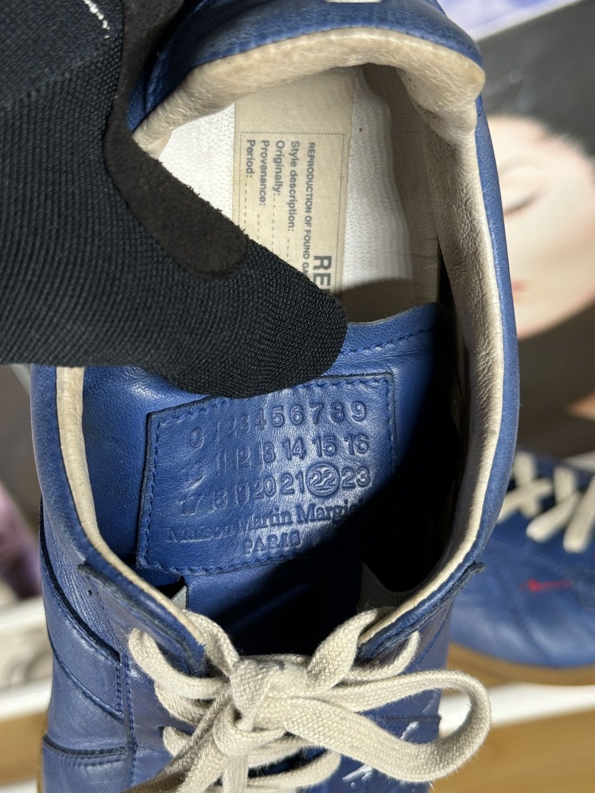 Maison Margiela 2010s GAT Paint Splatter Leather Low Sneakers Size US 10 / EU 43 - 9 Thumbnail