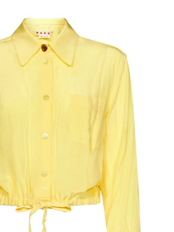 Marni o1srvl11e0624 Shirt in Yellow Size XS / US 0-2 / IT 36-38 - 3 Thumbnail