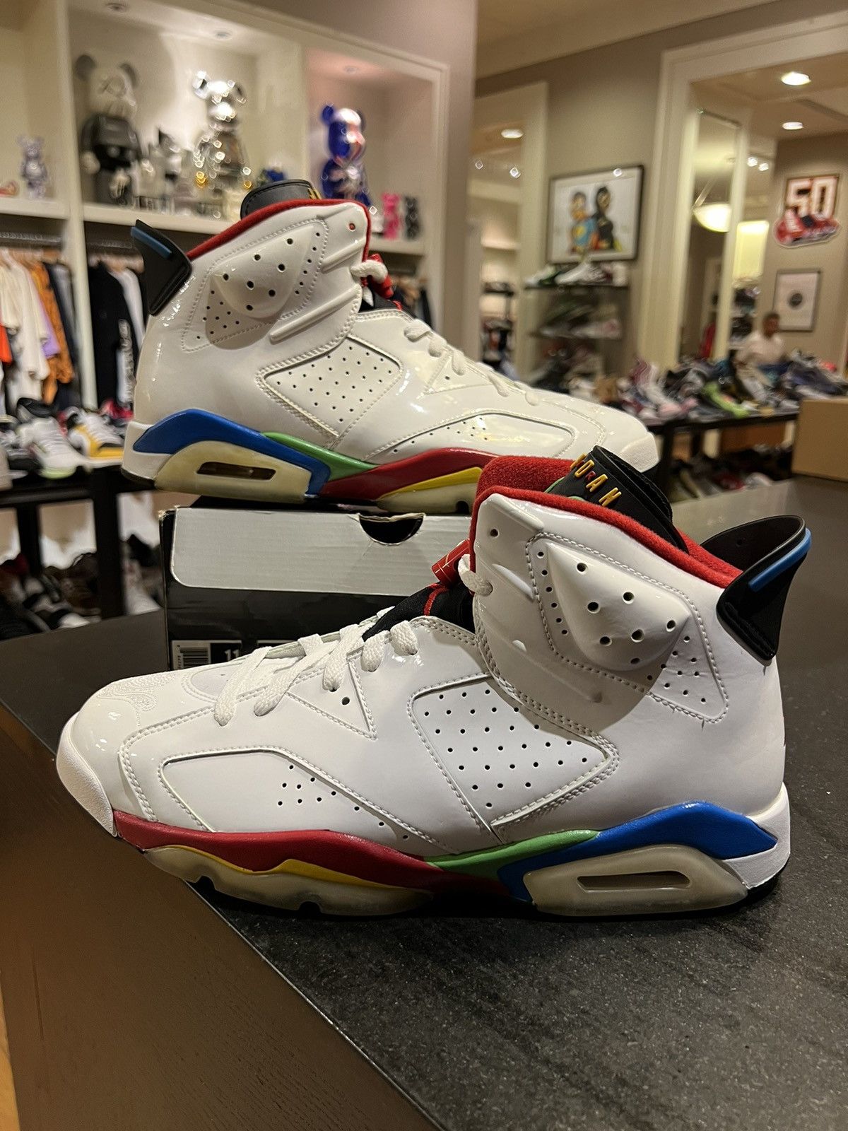 Jordan Brand Jordan 6 retro Beijing Olympics Size US 11.5 / EU 44-45 - 1 Thumbnail