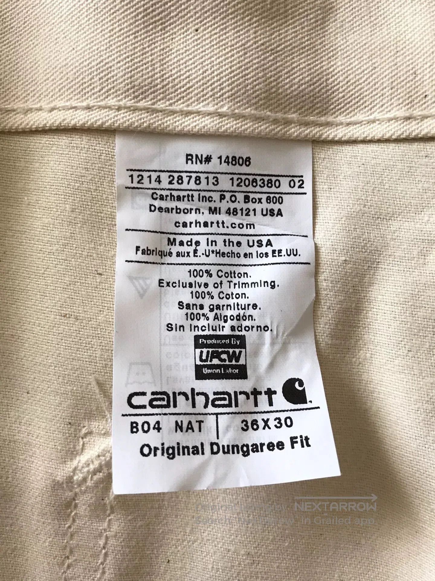 Carhartt Carhartt 125th Anniversary B04 Double Knee Pants. Size US 36 / EU 52 - 9 Thumbnail