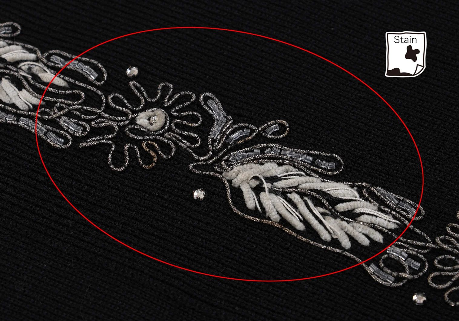 Yohji Yamamoto Yohji Yamamoto Embellished Knit Cardigan Size US M / EU 48-50 / 2 - 9 Thumbnail