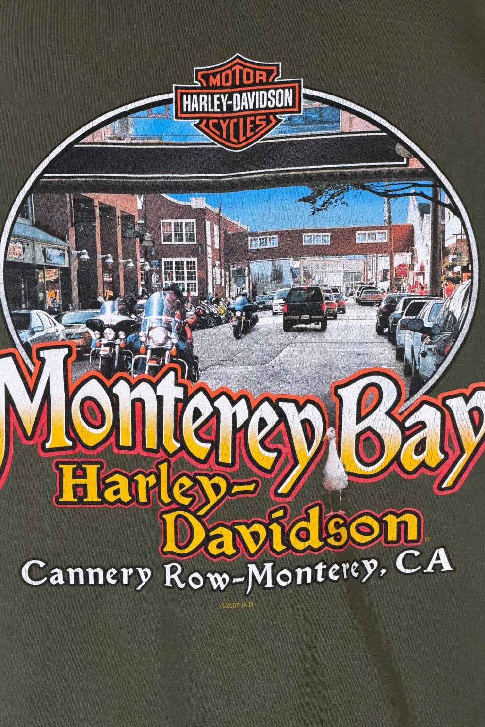 Harley Davidson 07 Harley-Davidson Monterey Bay Cannery Row Layered LS Tee Size US XXL / EU 58 / 5 - 11 Thumbnail