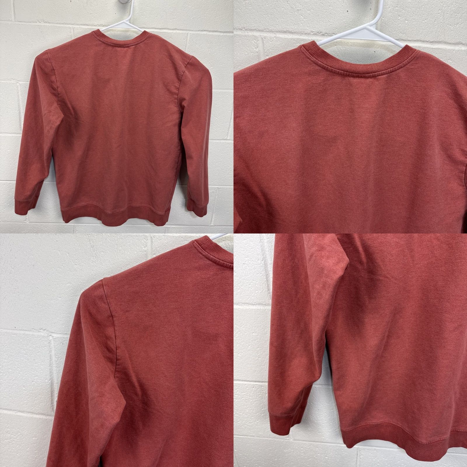 Patagonia Patagonia Mens Large P-6 Label Midweight Crew Sweatshirt Rosehip Red 39486 Size US L / EU 52-54 / 3 - 9 Thumbnail