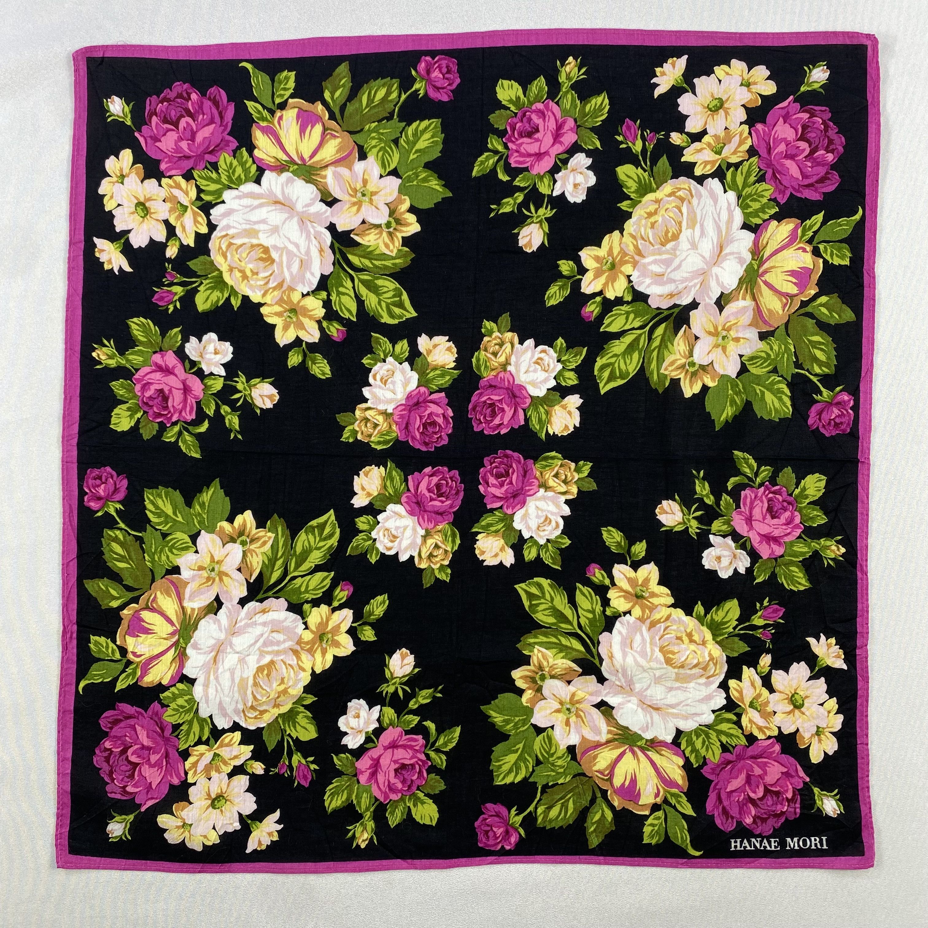 Hanae Mori × Vintage Hanae Mori Bandana/ Handkerchief / Neckerchief Size ONE SIZE - 1 Thumbnail