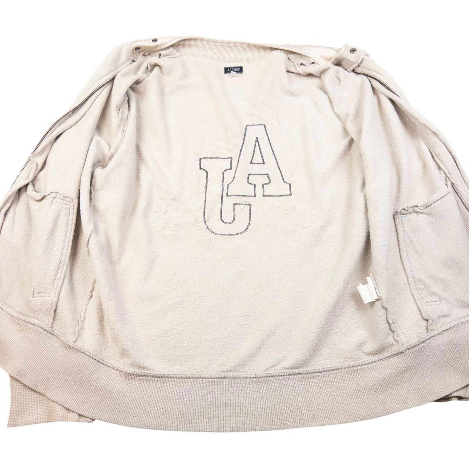 Other Vintage Armani Jeans Embroidered Zip Up Sweatshirt Size M Size US M / EU 48-50 / 2 - 4 Thumbnail