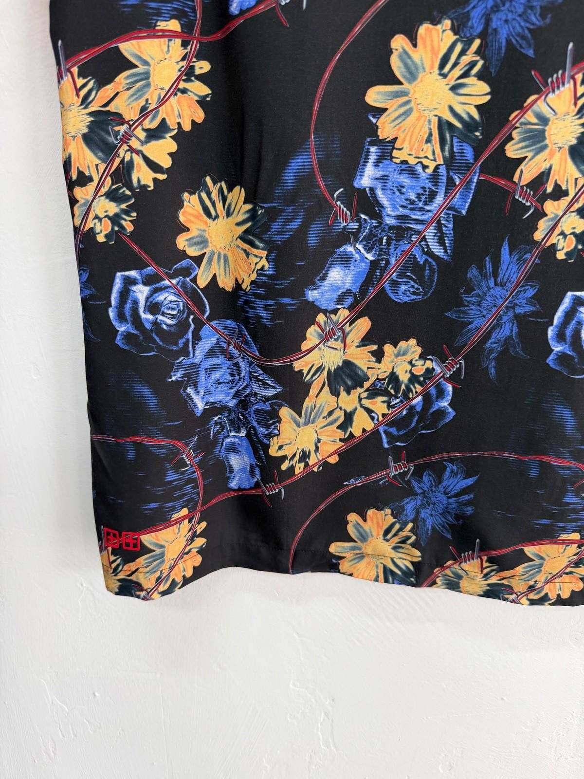 Ksubi new ksubi medium short sleeve resort shirt hyperflower blue Size US M / EU 48-50 / 2 - 6 Thumbnail