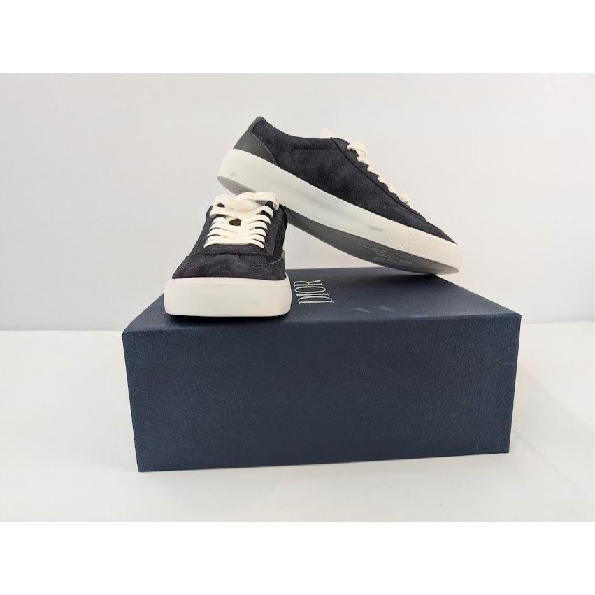 Dior o1rshd1 Leather Low Top Sneaker in Grey / Green Size US 8 / EU 41 - 20 Thumbnail