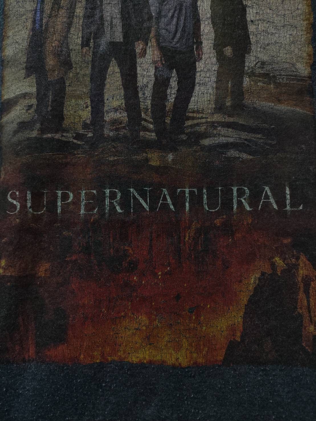 Expert Horror Vtg 00's Supernatural TV Series Official Promo T-Shirt Size US M / EU 48-50 / 2 - 4 Thumbnail