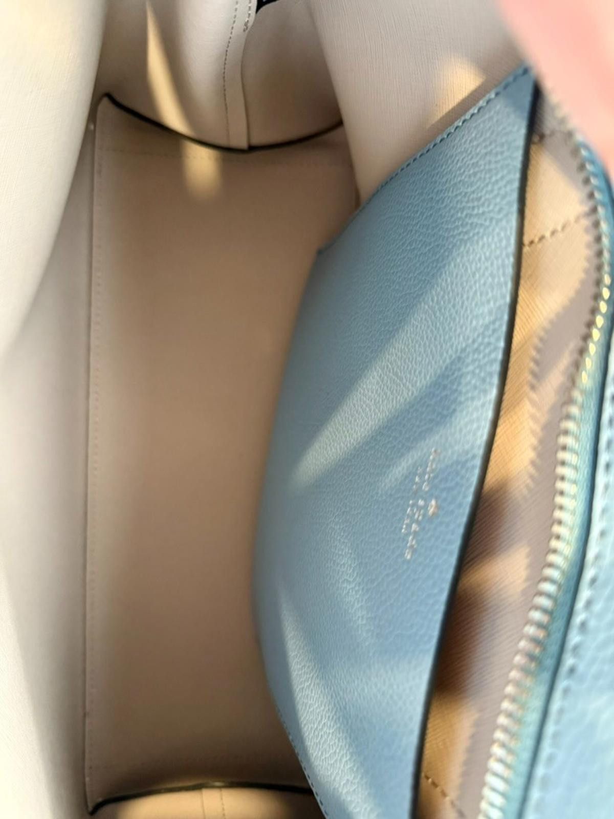 Other NWT/HTF Kate Spade Leather Eva Scarf Handle Med Baltic Sea Size ONE SIZE - 11 Thumbnail