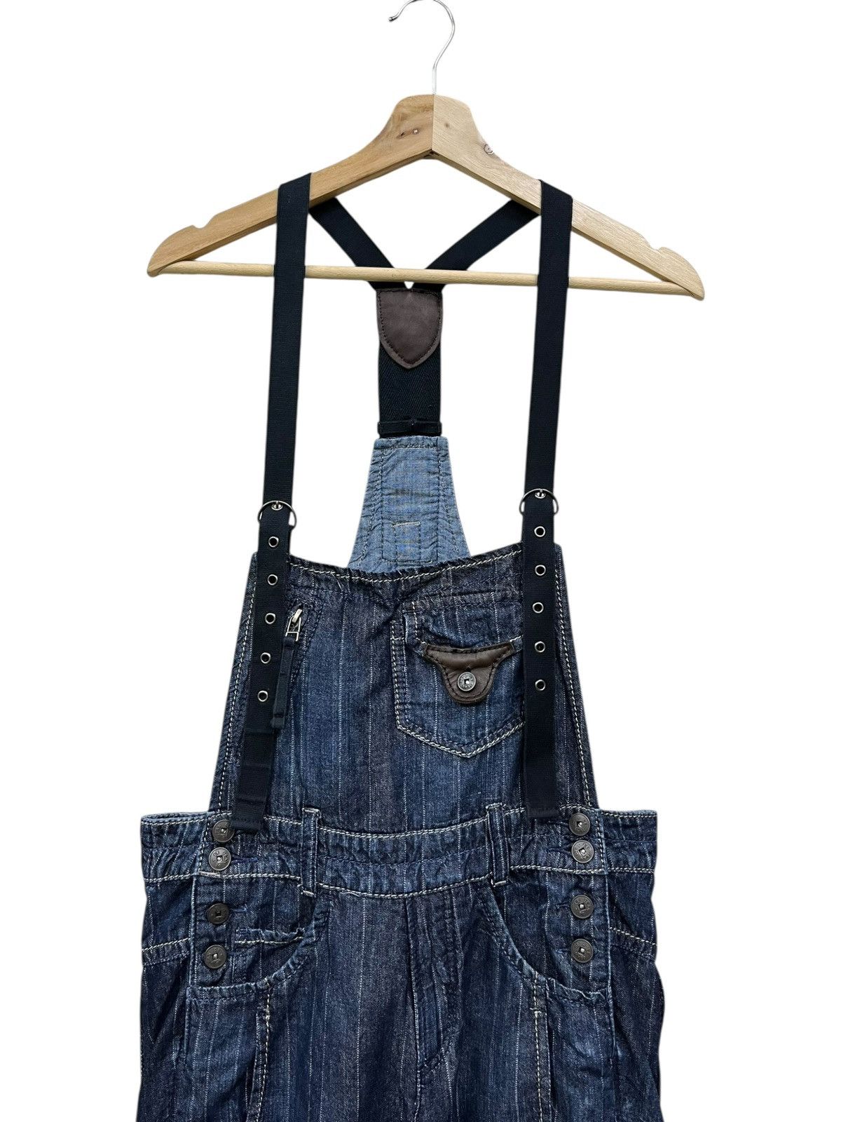 Marithe + Francois Girbaud Archive Marithe Francois Girbaud Structured Denim Overall S Size 30" / US 8 / IT 44 - 3 Thumbnail
