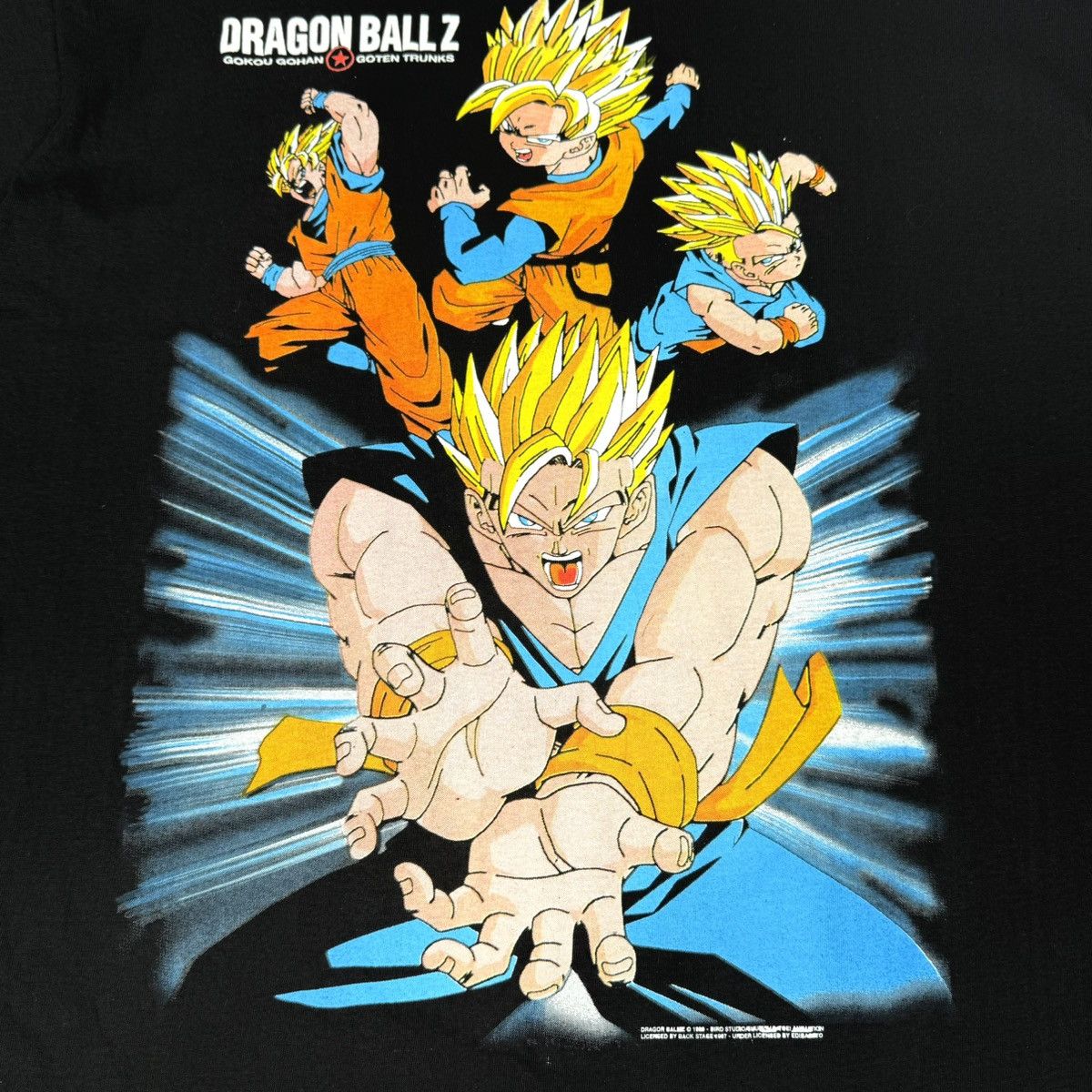 Band Tees Vintage 1997 Dragon Ball Z ‘Goku Gohan Goten Trunks’ T Shirt Size US XL / EU 56 / 4 - 4 Thumbnail