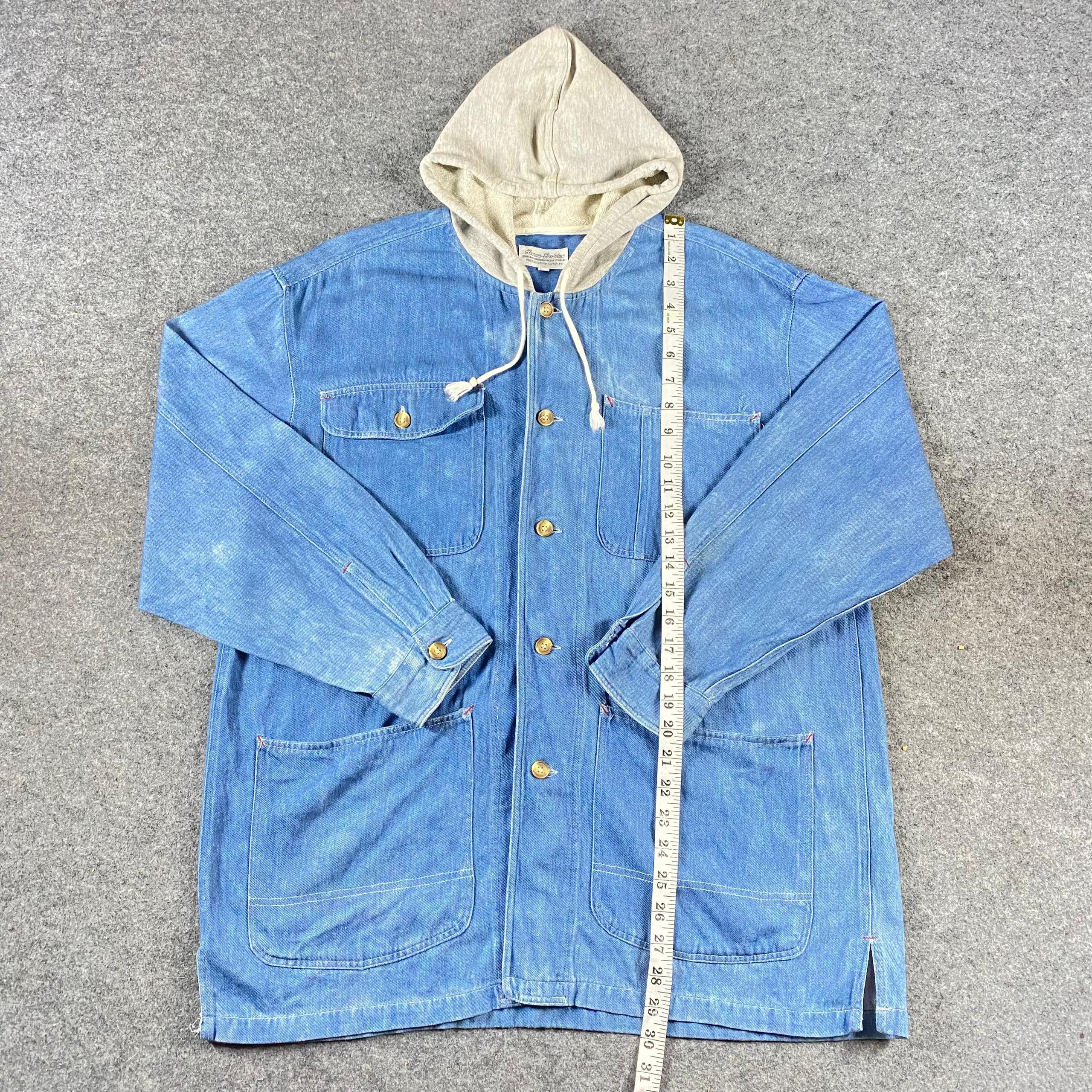 Japanese Brand Vintage Hana Barbara Ricky Race Denim Hoodies Jacket Size US L / EU 52-54 / 3 - 4 Thumbnail