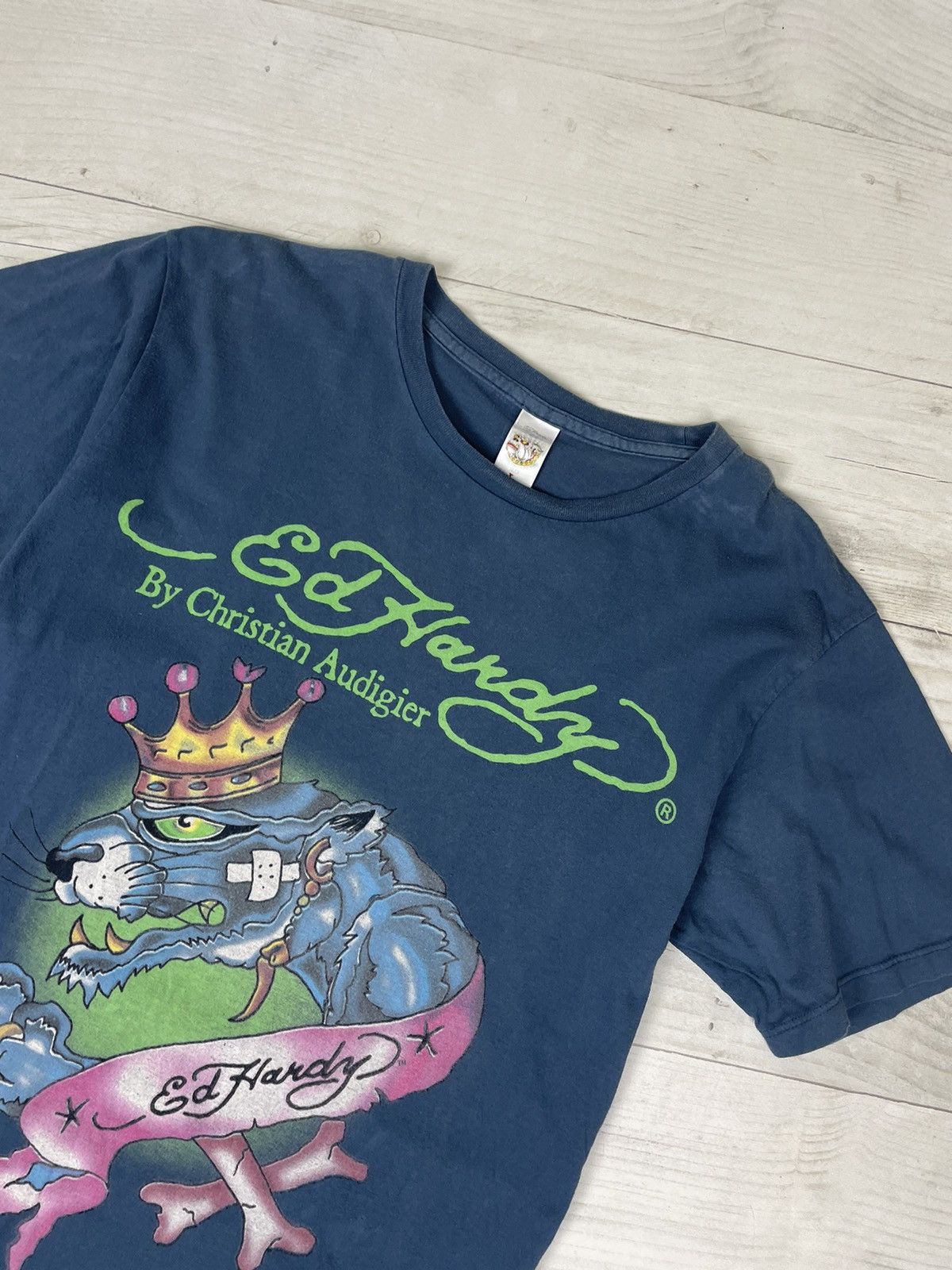 Ed Hardy Ed Hardy by Christian Audigier Tiger T-Shirt Size US L / EU 52-54 / 3 - 2 Thumbnail