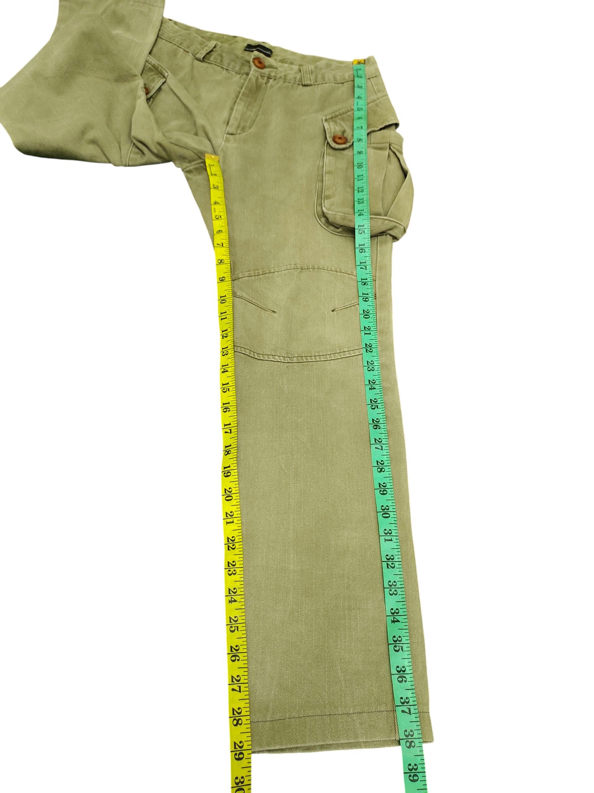 Lad Musician Lad Musican Archive Olive Green Multi Pocket Cargo Utility Size US 31 - 8 Thumbnail