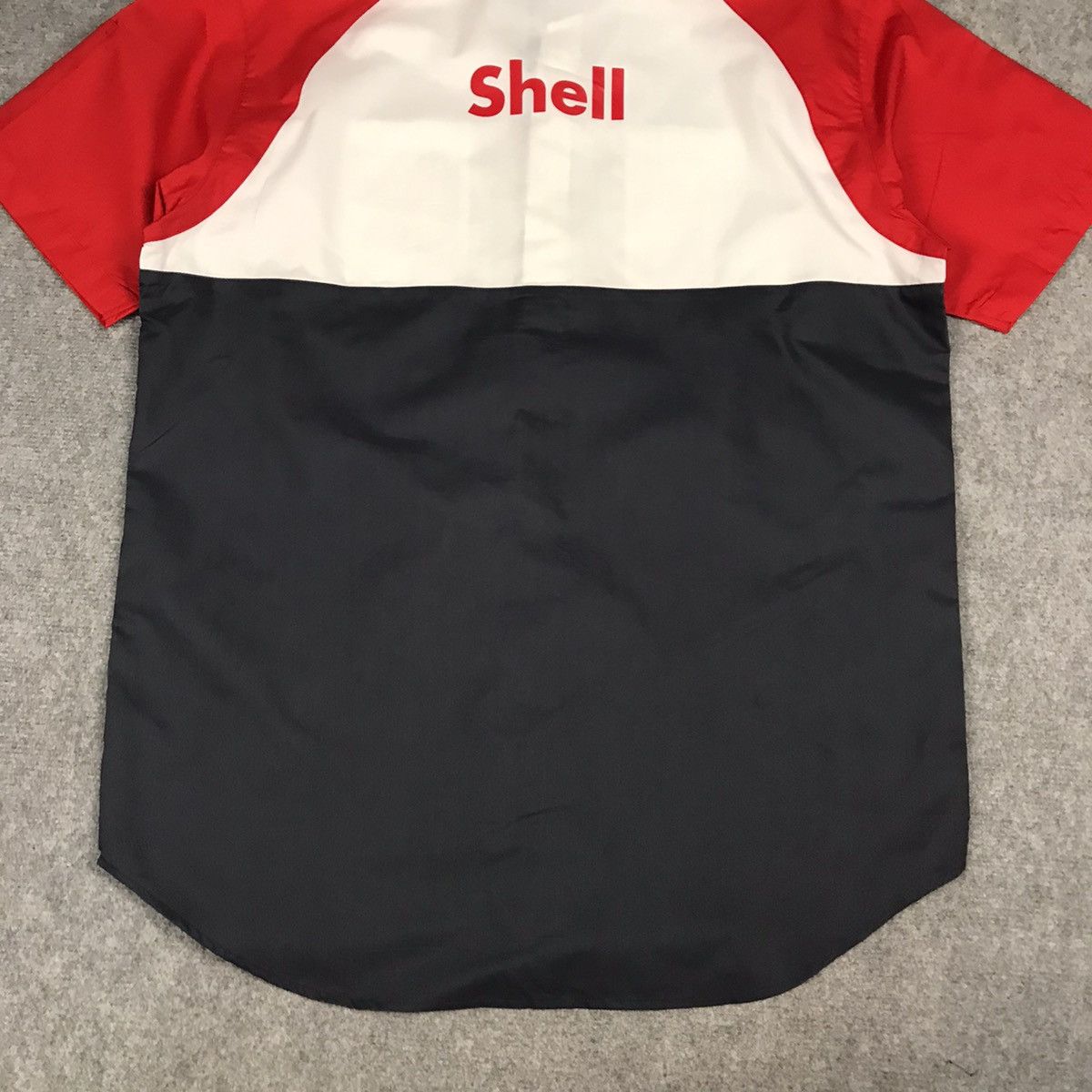 Japanese Brand Y2K SHELL HELIX OIL BRAND JAPAN STYLE DESIGN BUTTON SHIRT Size US L / EU 52-54 / 3 - 7 Thumbnail