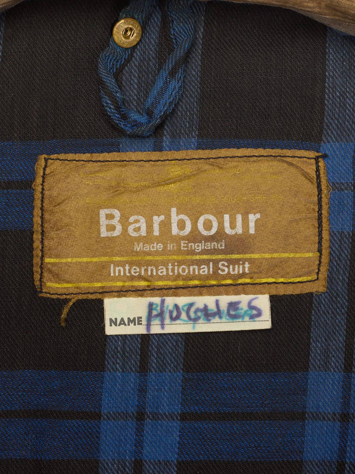 Barbour Vintage 1970's BARBOUR One Crest Black Motorcycle Wax Jacket Size US L / EU 52-54 / 3 - 3 Thumbnail
