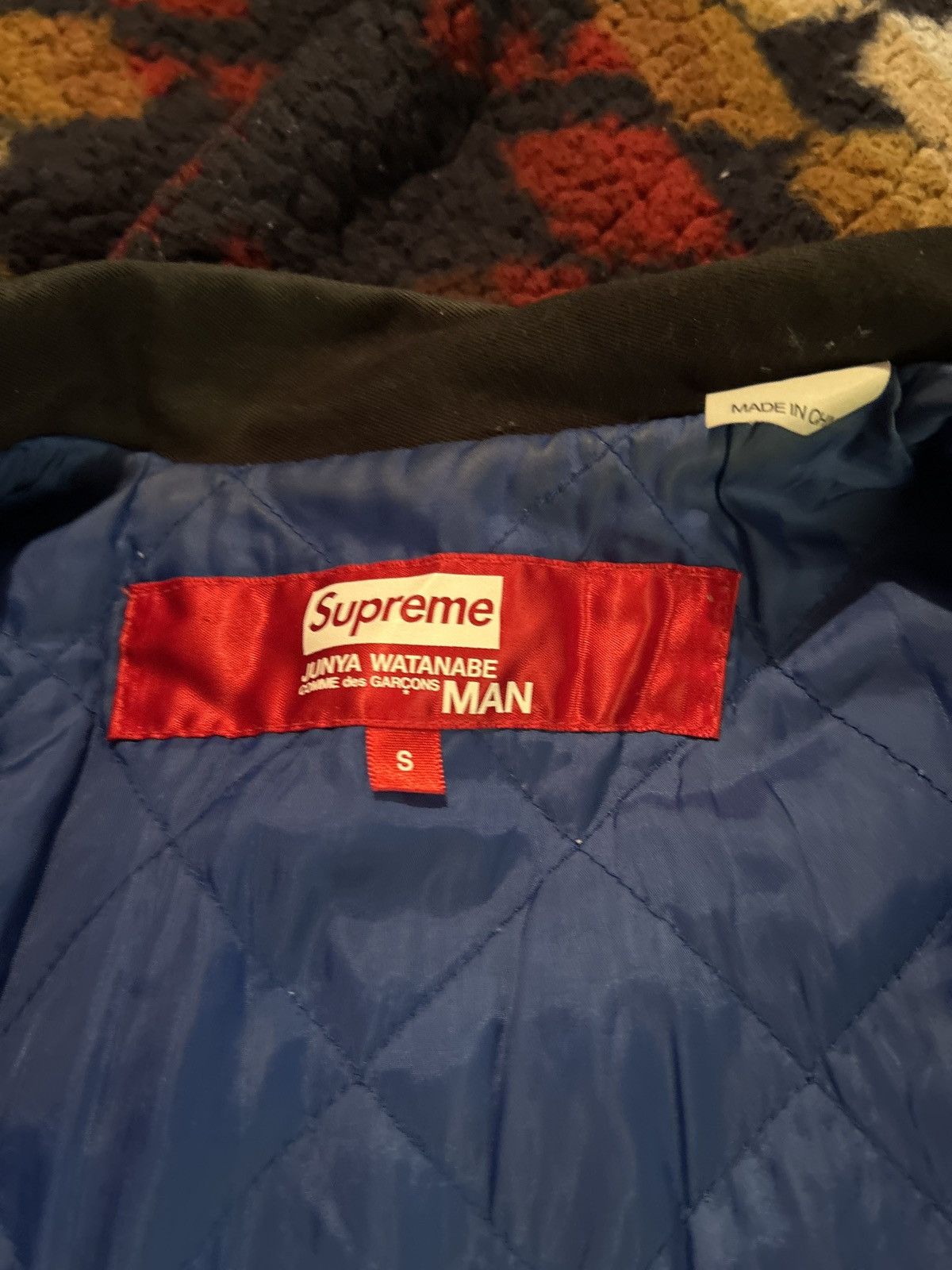 Junya Watanabe × Supreme Supreme x Junya Watanabe x CDG MAN Printed Work Jacket Size US S / EU 44-46 / 1 - 4 Thumbnail