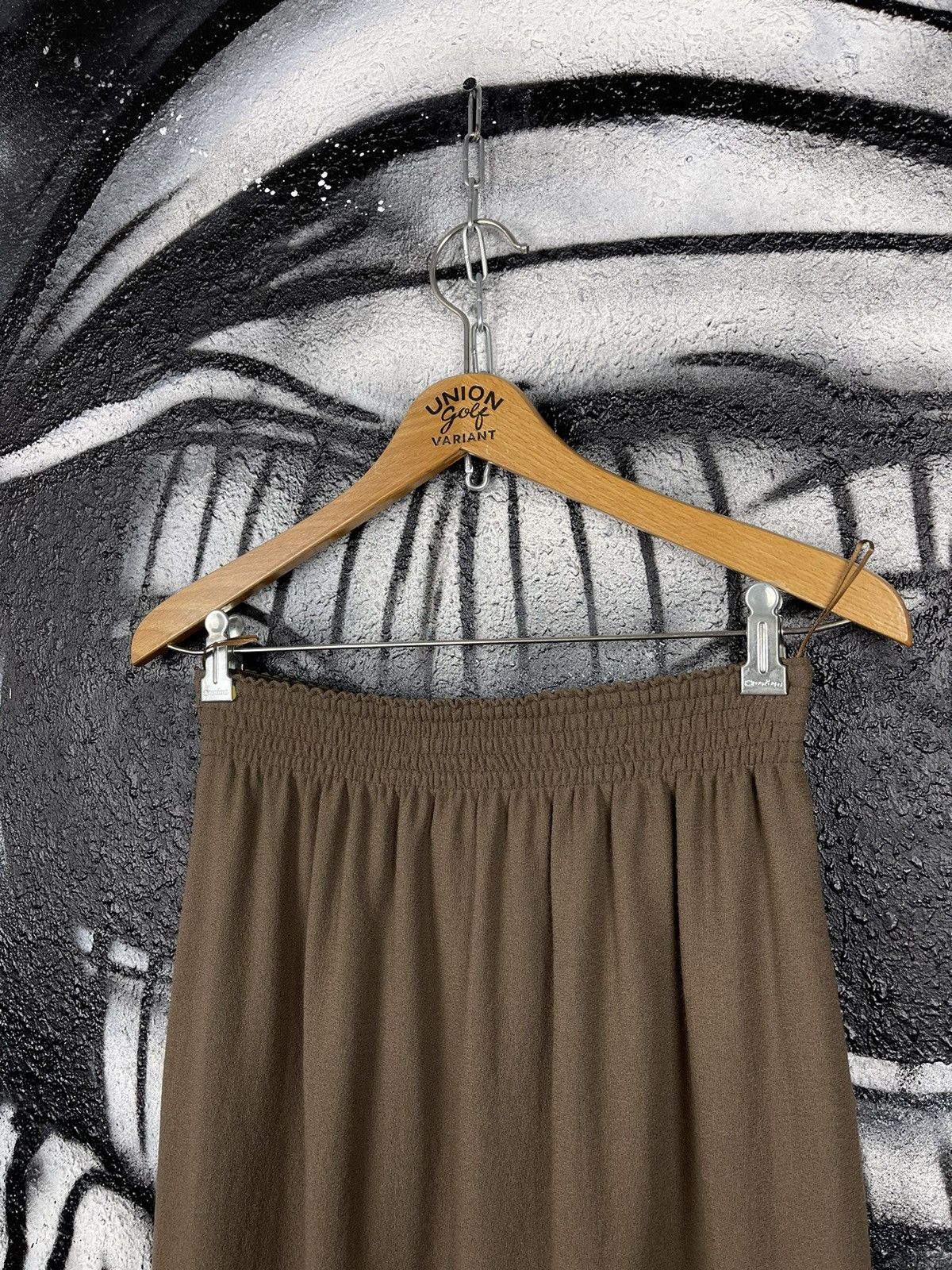 Jean Vintage Jean Muir Brown Wool Skirt Women’s Size UK 14 Size 34" / US 12 / IT 48 - 4 Thumbnail