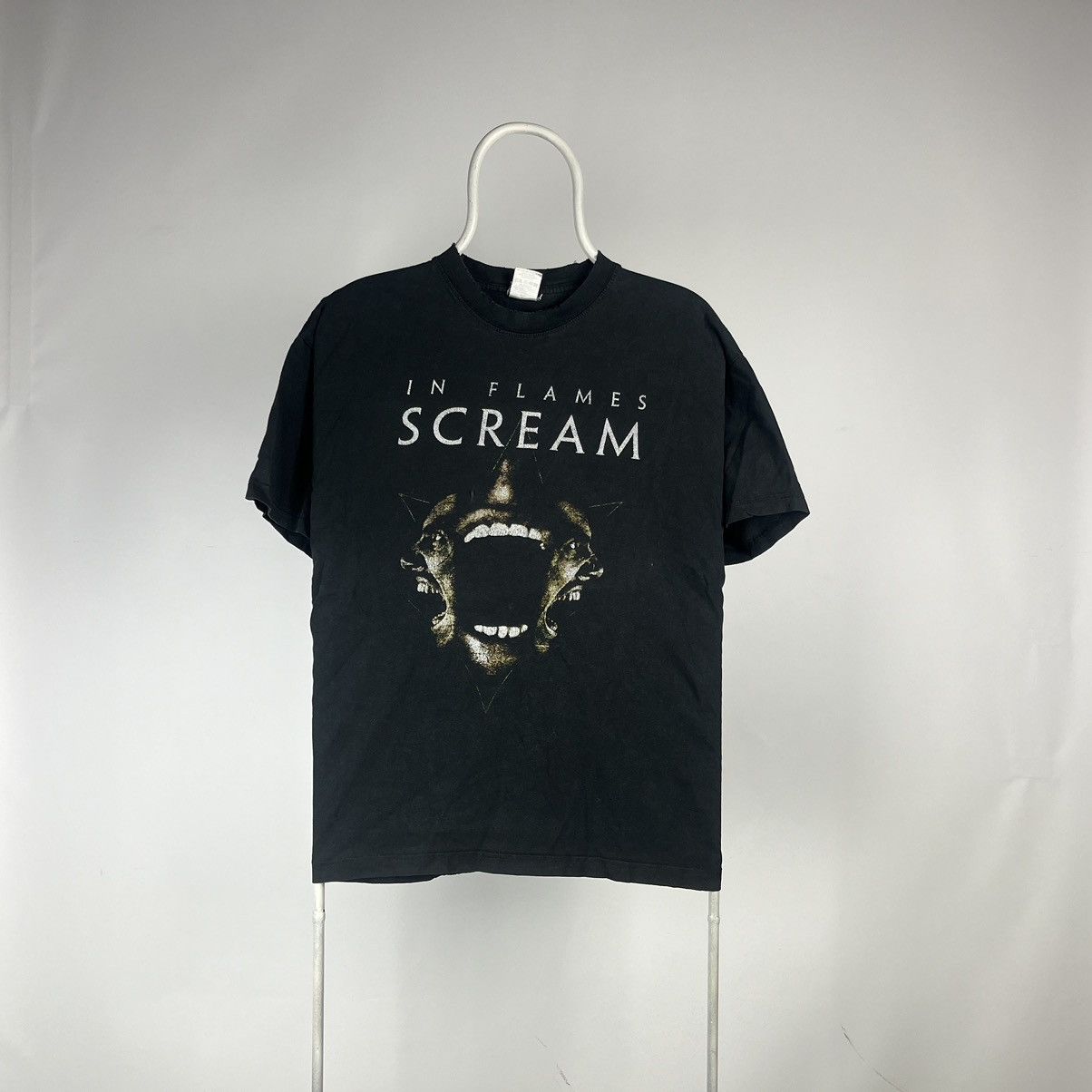 Band Tees In flames scream Tshirt rock vintage size Large Size US L / EU 52-54 / 3 - 1 Thumbnail