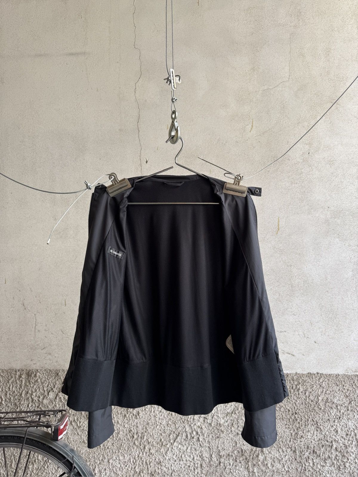 Jil Sander Jil Sander Double Layered Black Nylon Moto J Size US M / EU 48-50 / 2 - 16 Thumbnail
