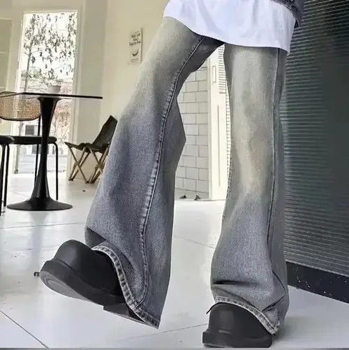 Japanese Brand Y2k 90s Flare Baggy Jeans Unisex Size US 28 / EU 44 - 1 Thumbnail