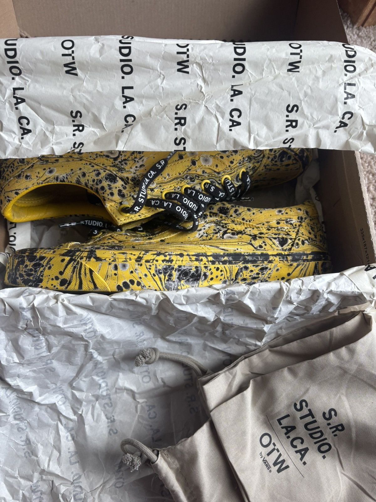 Sterling Ruby Sterling Ruby S.R. Studio Soto yellow vans Size US 11 / EU 44 - 3 Thumbnail