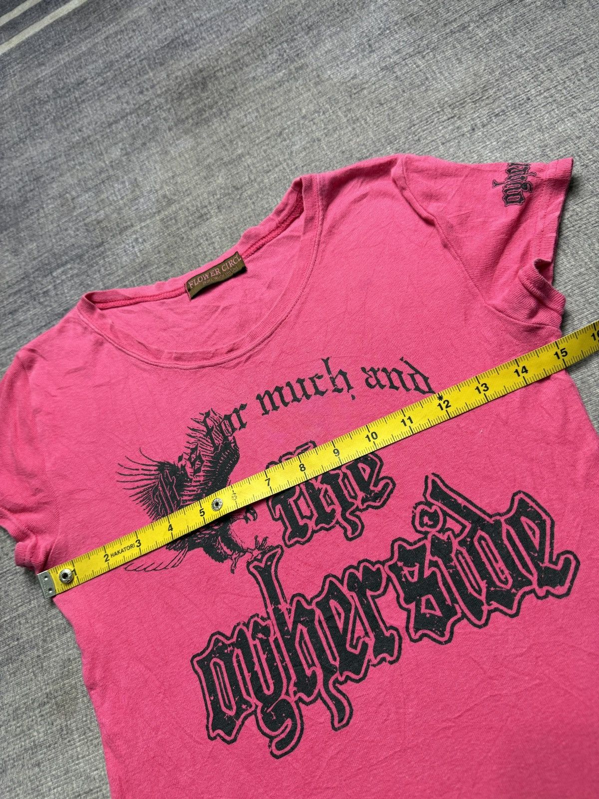 Japanese Brand Y2K FLOWER CIRCLE TSHIRT Size S / US 4 / IT 40 - 9 Thumbnail