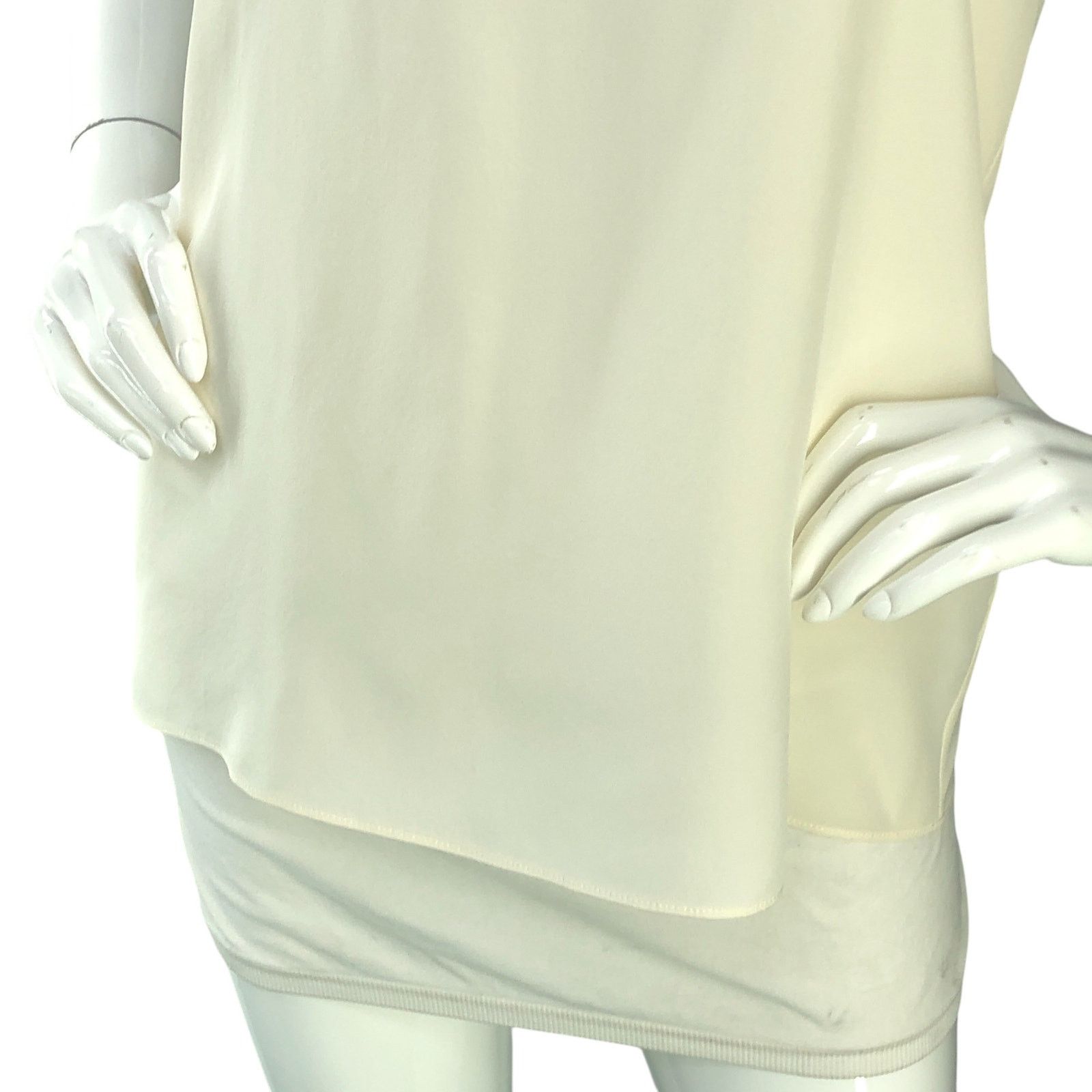 Tibi Tibi Sizs 4 Top Silk Shell Racerback Cami Spaghetti Strap Size S / US 4 / IT 40 - 3 Thumbnail