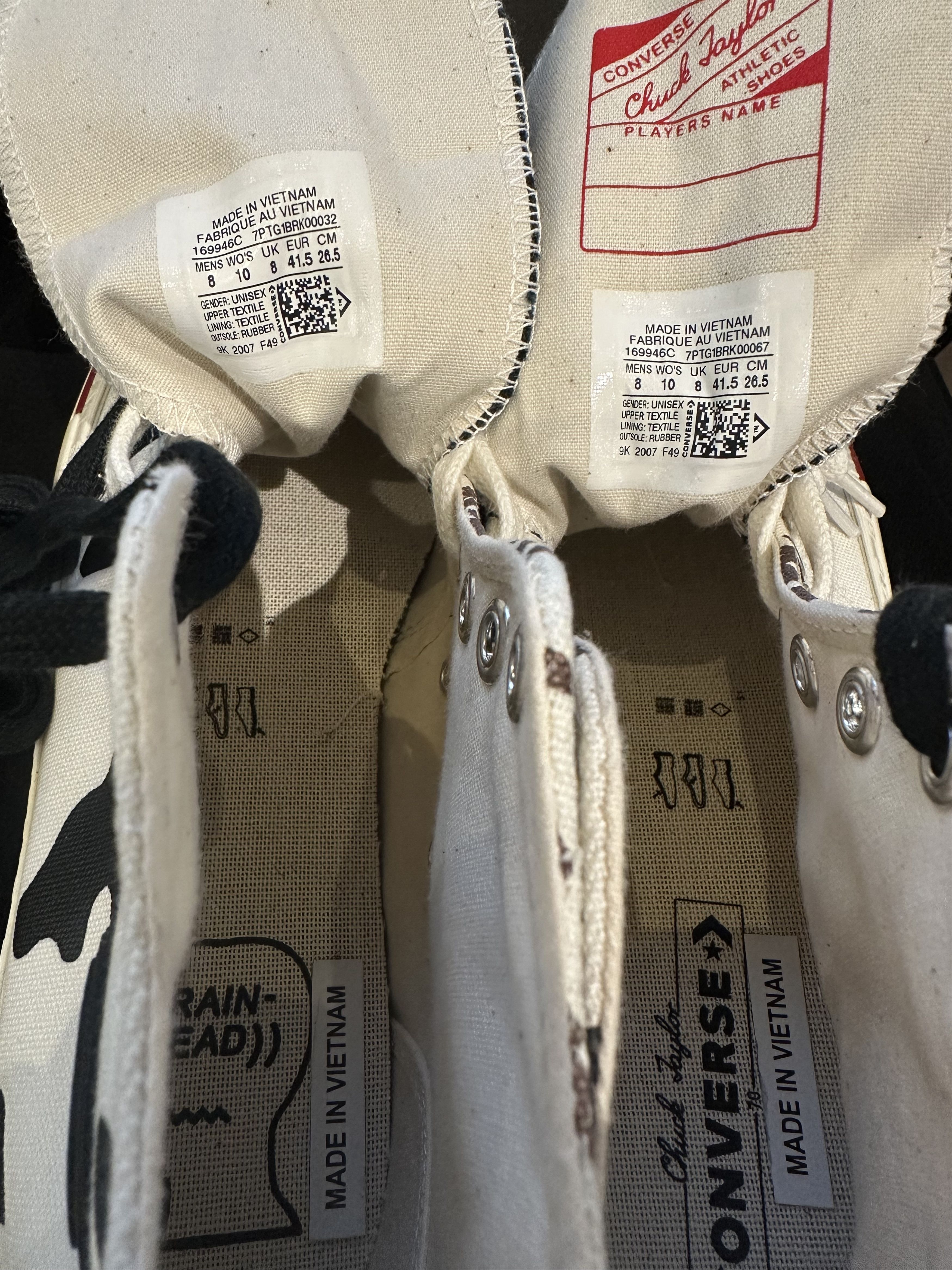 Brain Dead × Converse Brain Dead x Converse Chuck 70 “Cow Print” – White/Black/Red Size US 8 / EU 41 - 7 Thumbnail