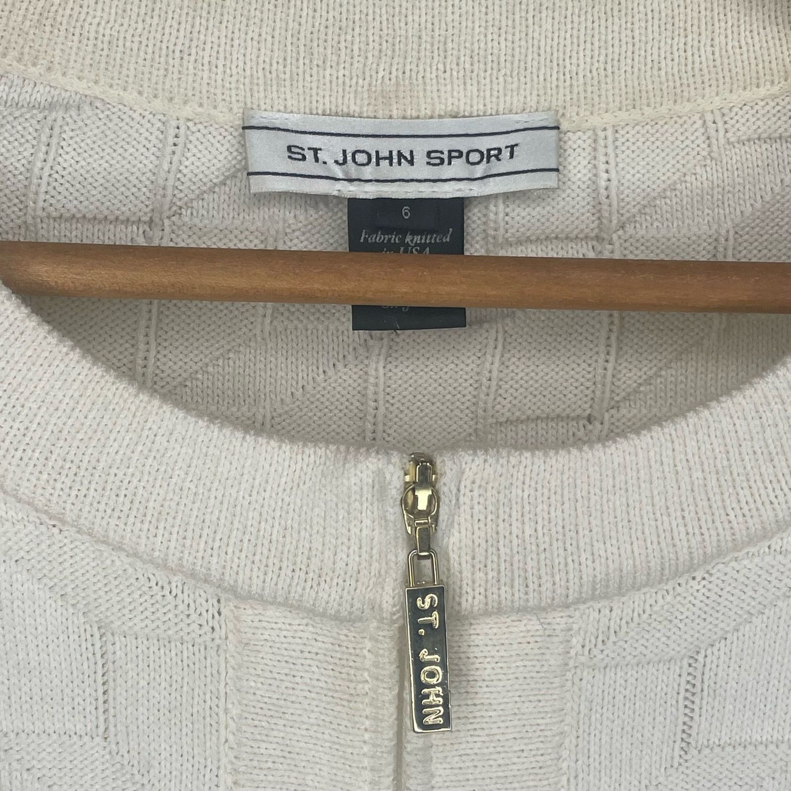 St. John St. John Full Zip Sweater Size M / US 6-8 / IT 42-44 - 2 Thumbnail