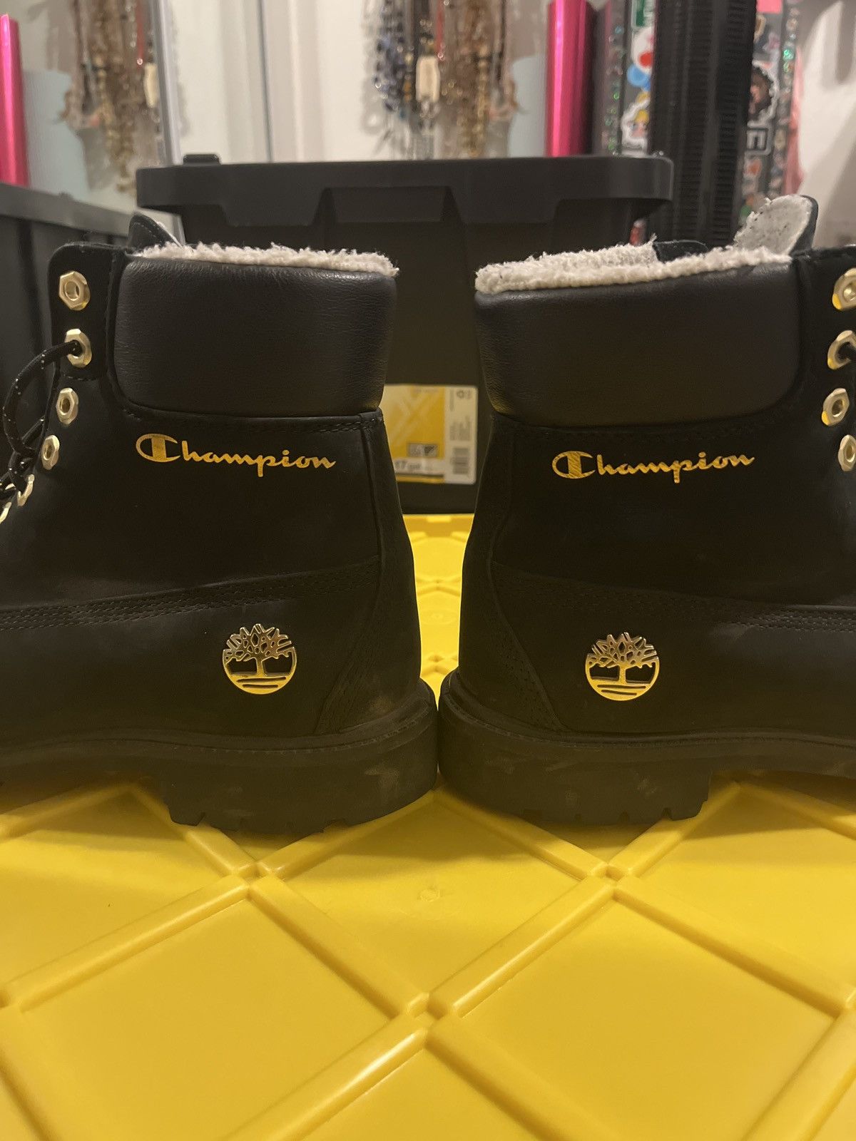 Champion timberland black best sale