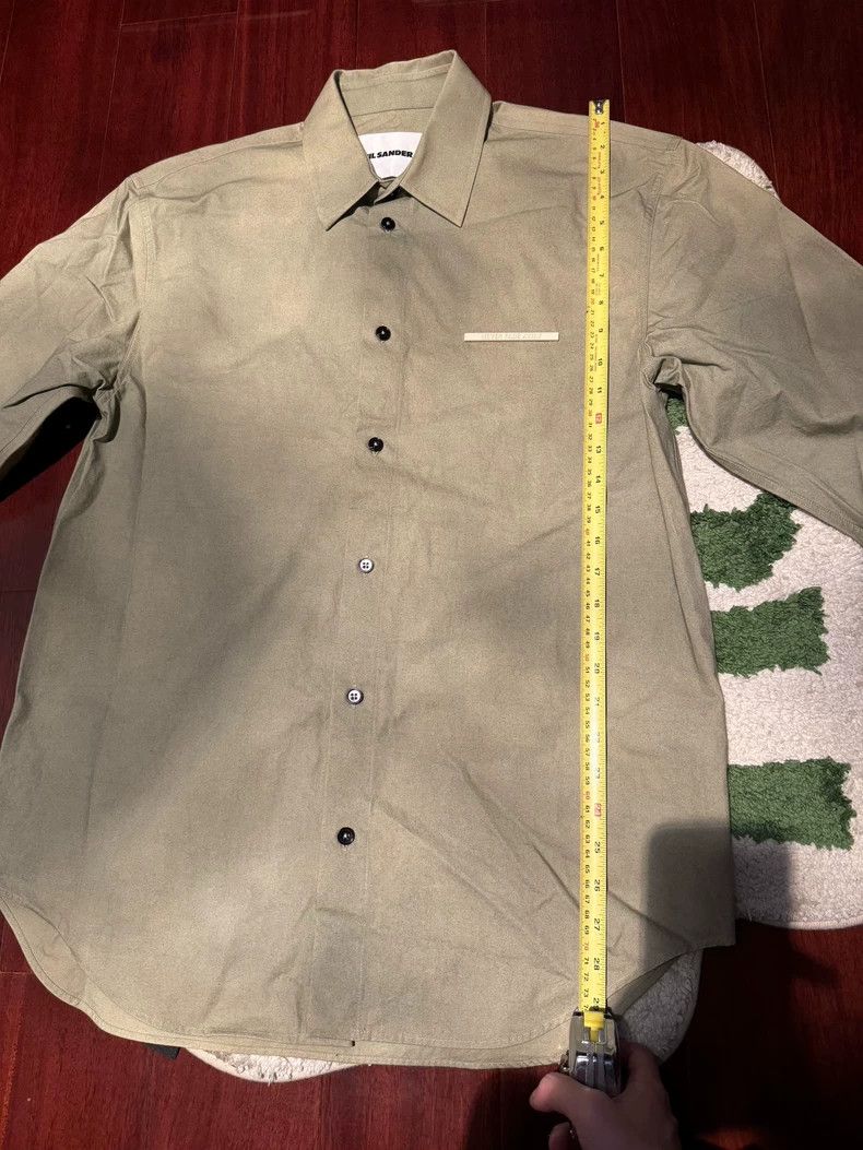 Jil Sander Jil Sander Minimalist Light Green Iron Label Shirt Size M / US 6-8 / IT 42-44 - 6 Thumbnail