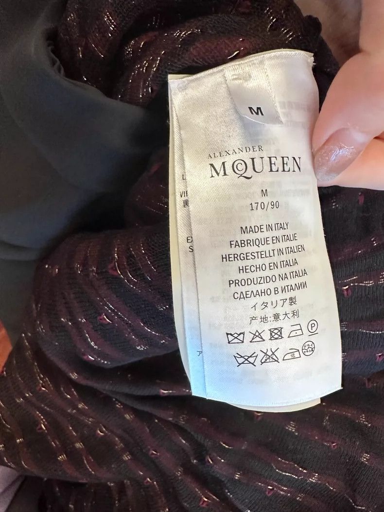Alexander McQueen Alexander McQUEEN Golden thread see through dress 2505-Next Size M / US 6-8 / IT 42-44 - 5 Thumbnail