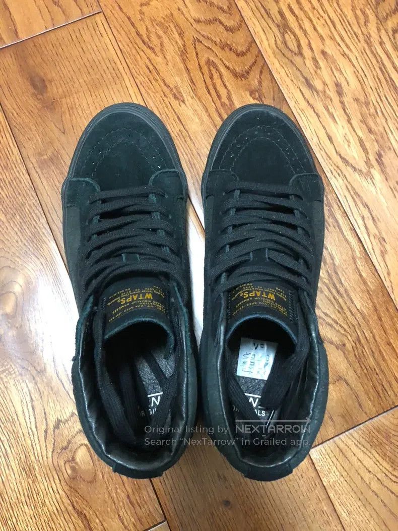 Wtaps Wtaps Black high-top casual shoes Size US 9.5 / EU 42-43 - 2 Thumbnail