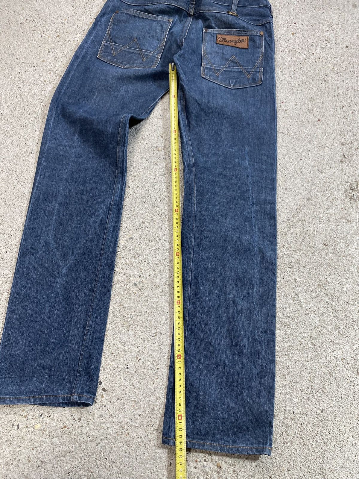 Wrangler Wrangler raw selvedge denim jeans japan shuttle loom Size US 31 - 18 Thumbnail