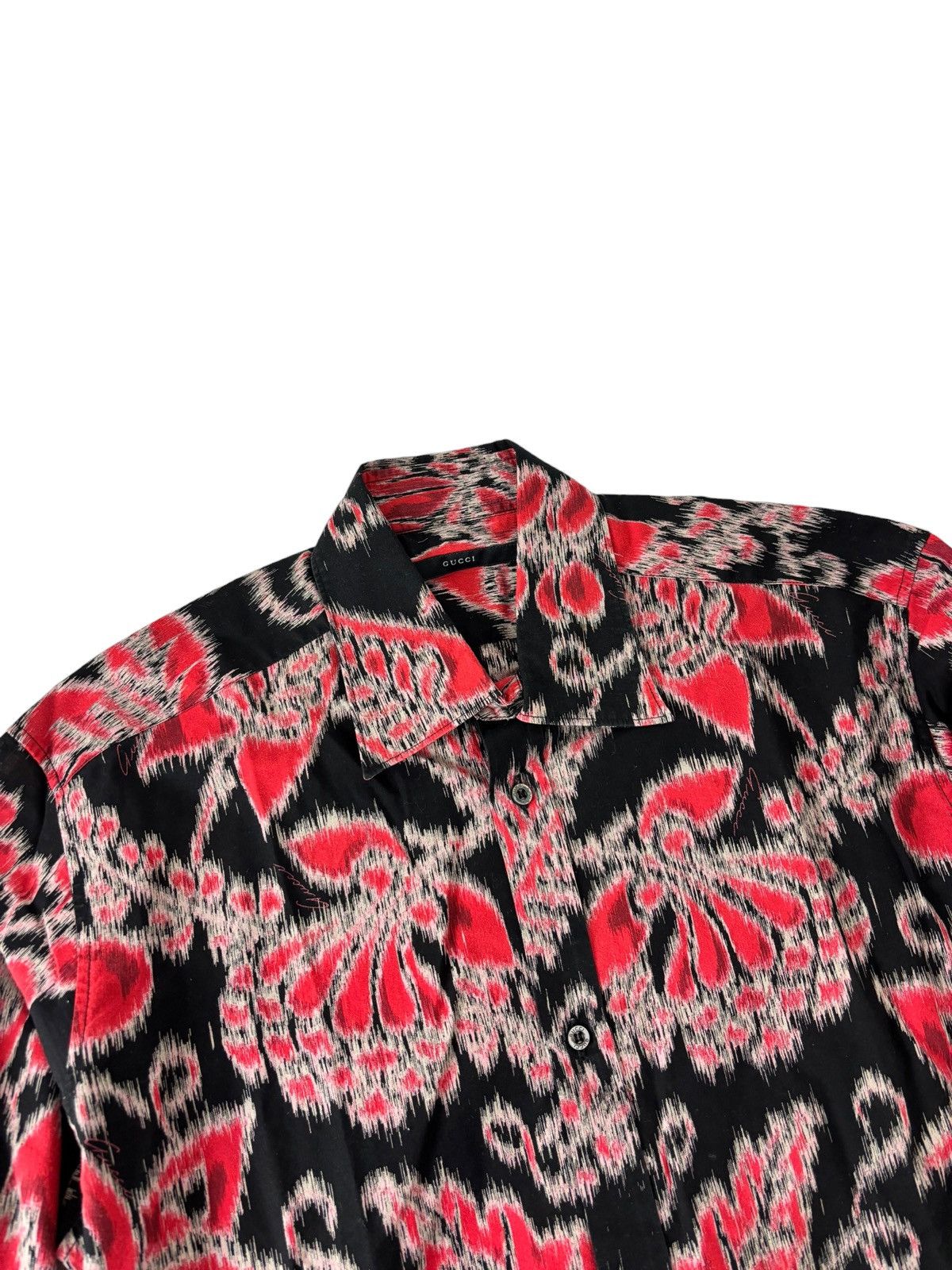 Gucci S/S 2000 Floral Print Shirt (SS00, Archive, Tom Ford) Size US M / EU 48-50 / 2 - 3 Thumbnail