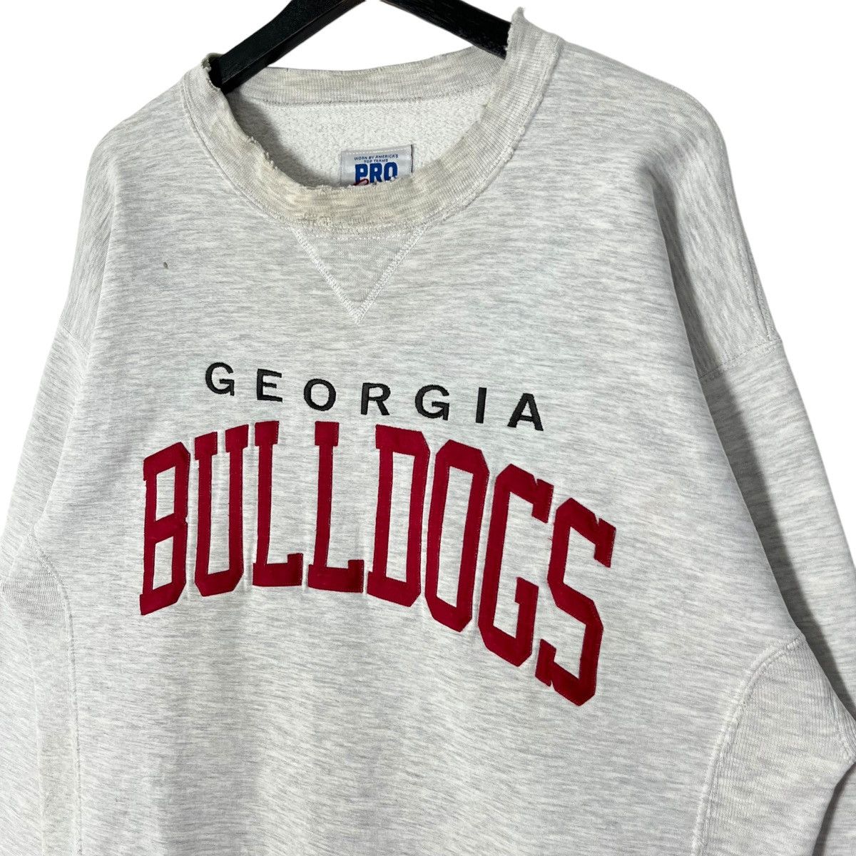 NCAA × Vintage Vintage 90’s The Georgia Bulldogs Football Sweatshirt Size US L / EU 52-54 / 3 - 2 Thumbnail