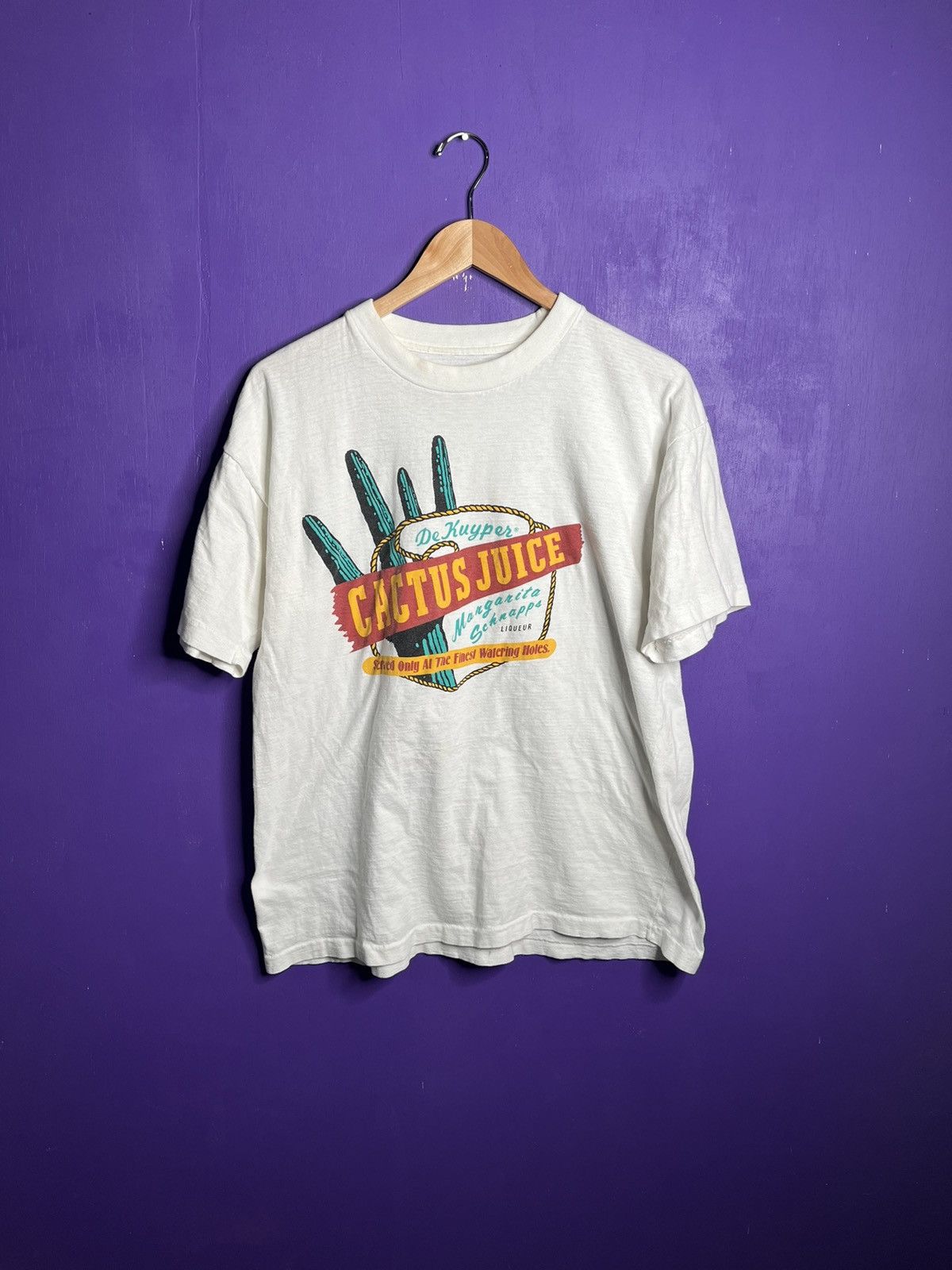 Made In Usa × Vintage Vintage 90s Cactus juice margarita mix t 