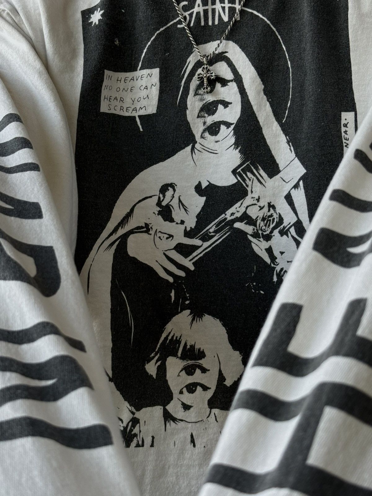 Saint Michael Saint Michael War In Heaven Long Sleeve T-Shirt Size US XL / EU 56 / 4 - 3 Thumbnail