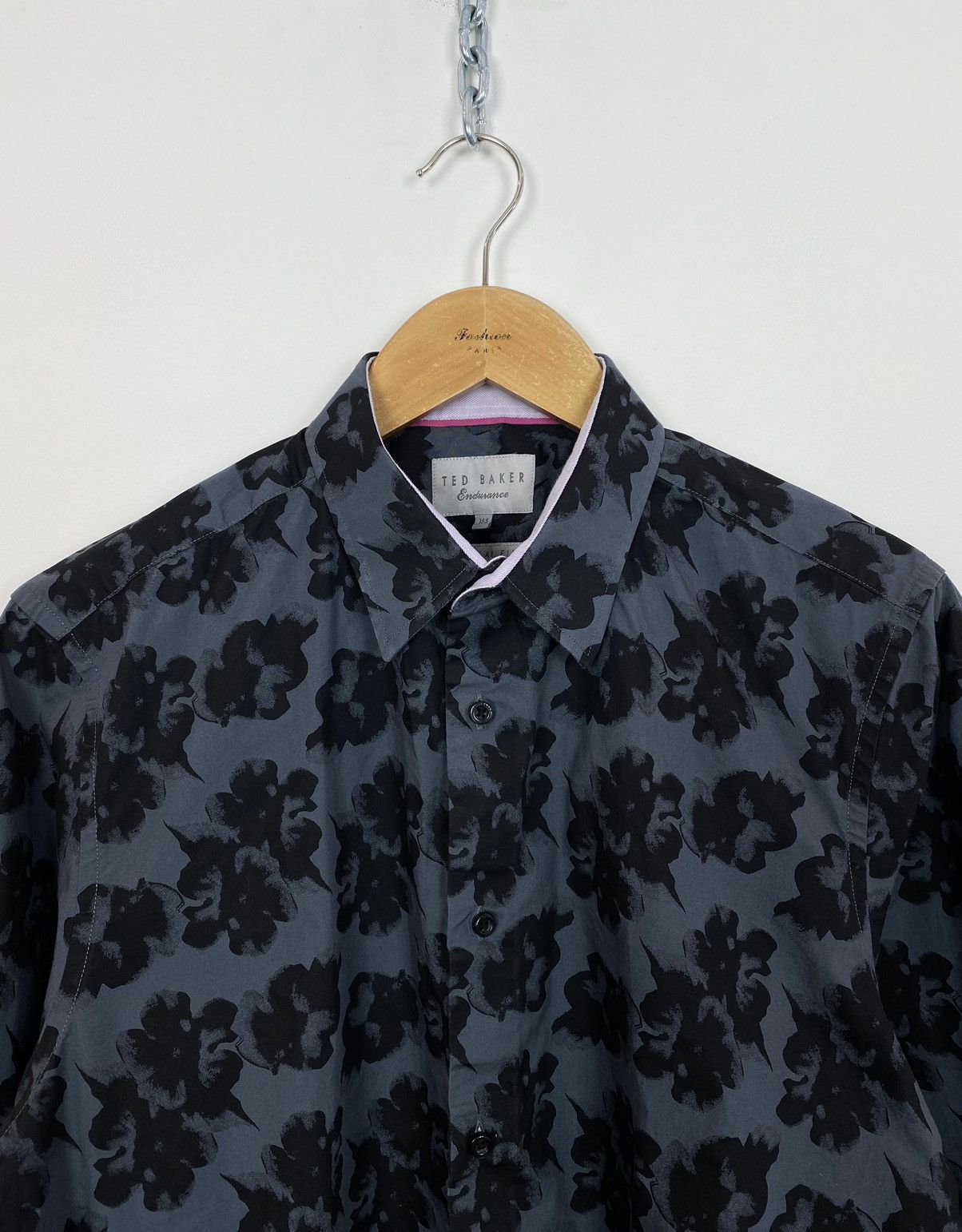 Ted Baker Ted Baker Buttons Up Long Sleeve Shirt Regular Fit Size 15.5 Size US M / EU 48-50 / 2 - 2 Thumbnail